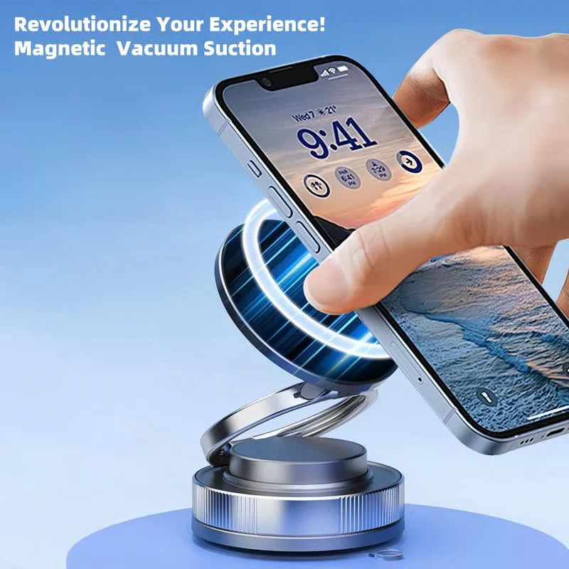 Porte-téléphone magnétique à vide réglable sur 360°📱🚗